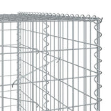 Panier gabion avec couvercle 150x100x200 cm fer galvanisé