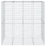 Panier gabion avec couvercle 200x100x200 cm fer galvanisé