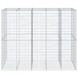 Panier gabion avec couvercle 250x100x200 cm fer galvanisé