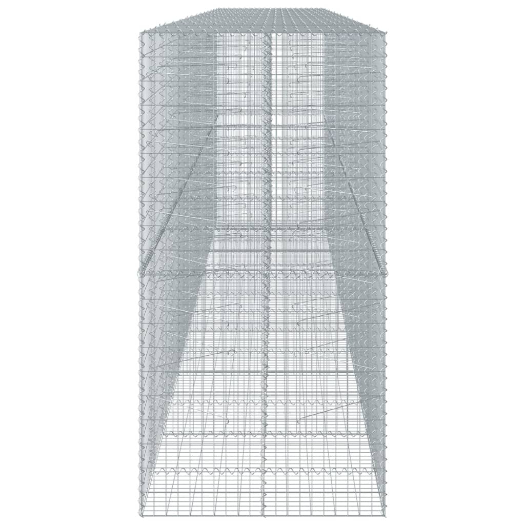 Panier gabion avec couvercle 700x100x200 cm fer galvanisé