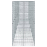 Panier gabion avec couvercle 850x100x200 cm fer galvanisé