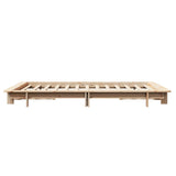 Cadre de lit sans matelas 150x200 cm bois de pin massif