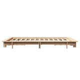 Cadre de lit sans matelas 140x200 cm bois massif de pin