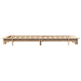 Bed frame without mattress 90x200 cm solid pine wood