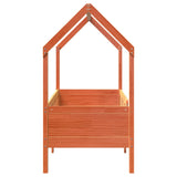 Cadre de lit d'enfants forme de maison sans matelas pin