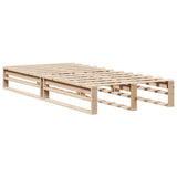 Cadre de lit sans matelas 90x200 cm bois de pin massif