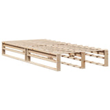 Cadre de lit sans matelas 100x200 cm bois massif de pin