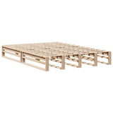 Cadre de lit sans matelas 120x200 cm bois de pin massif