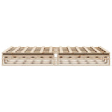 Cadre de lit sans matelas 120x200 cm bois de pin massif