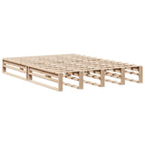 Cadre de lit sans matelas 120x190 cm bois de pin massif