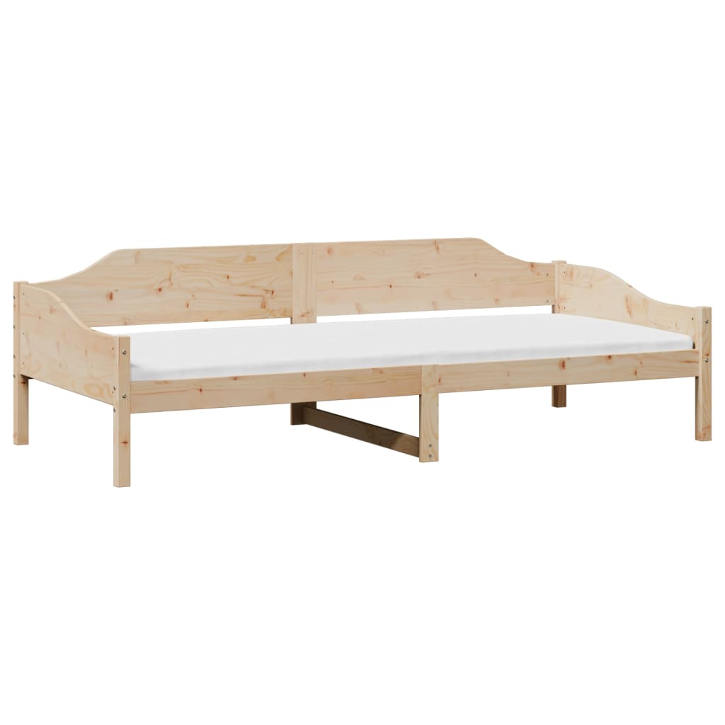 Cadre de lit sans matelas 90x200 cm bois de pin massif