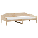 Cadre de lit sans matelas 90x200 cm bois de pin massif