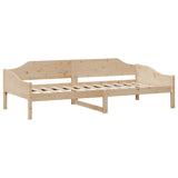 Cadre de lit sans matelas 90x200 cm bois de pin massif