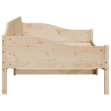 Cadre de lit sans matelas 90x200 cm bois de pin massif