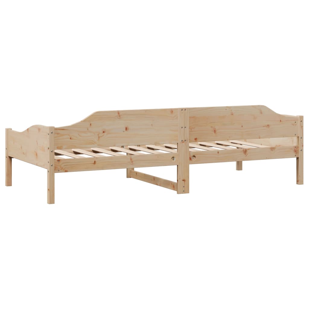 Cadre de lit sans matelas 90x200 cm bois de pin massif