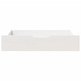 Tiroirs sous le lit 2 pcs blanc 85x55x16 cm bois de pin massif