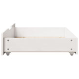 Tiroirs sous le lit 2 pcs blanc 85x55x16 cm bois de pin massif