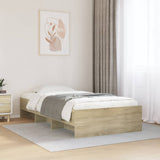 Bed frame without mattress sonoma oak 90x190 cm