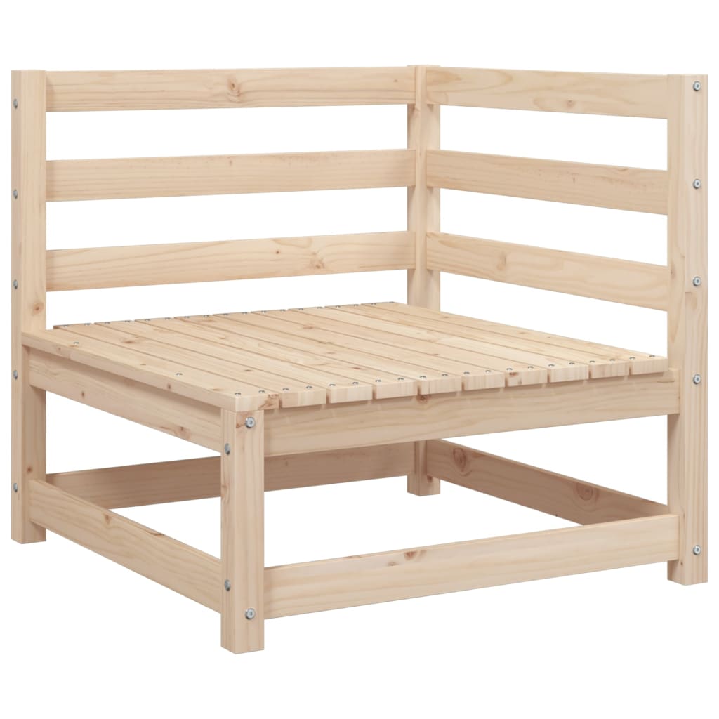 Salon de jardin 2 pcs bois de pin massif