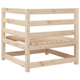 Salon de jardin 2 pcs bois de pin massif