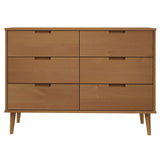 Commode MOLDE Marron 113x40x80 cm Bois de pin massif