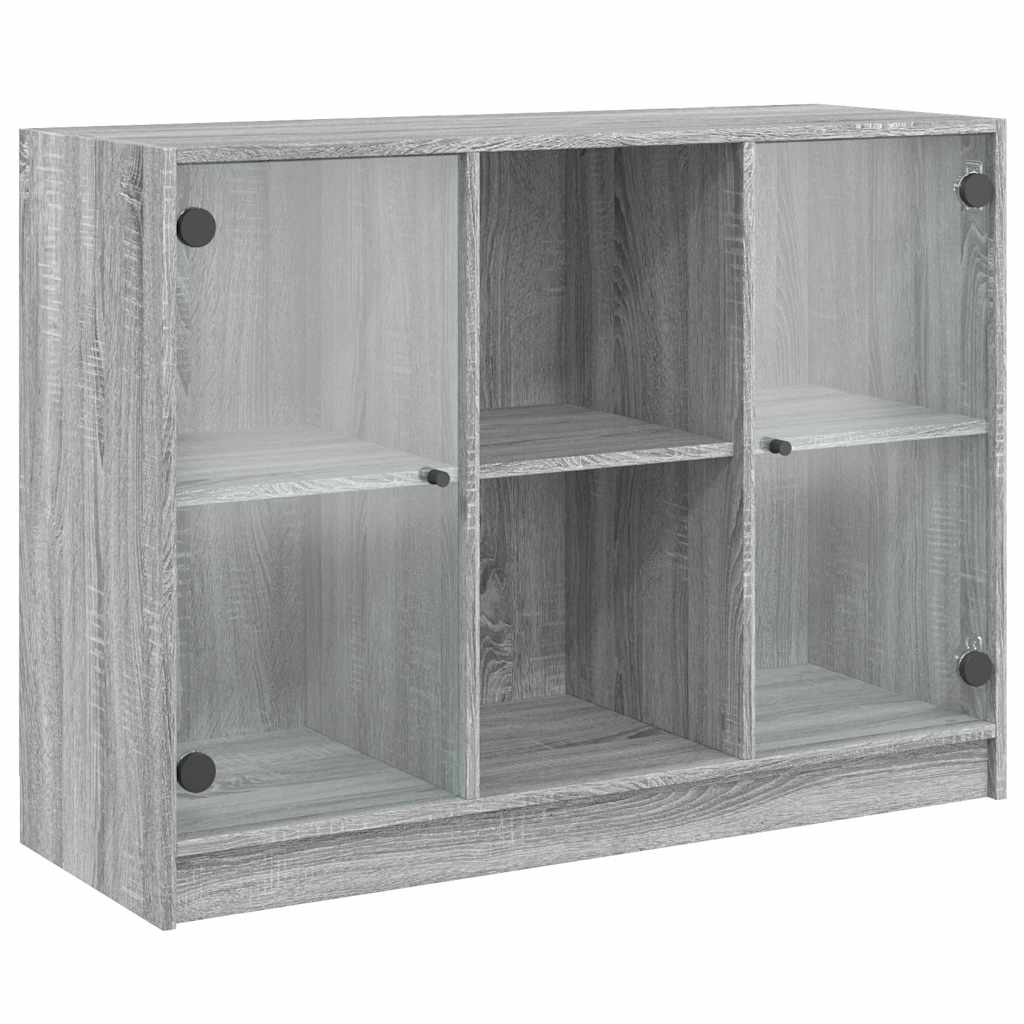 Buffet sonoma gris 102x37x75,5 cm bois d'ingénierie