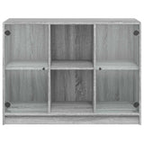 Buffet sonoma gris 102x37x75,5 cm bois d'ingénierie