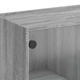 Buffet sonoma gris 102x37x75,5 cm bois d'ingénierie