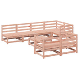 Salon de jardin 8 pcs bois massif sapin de douglas