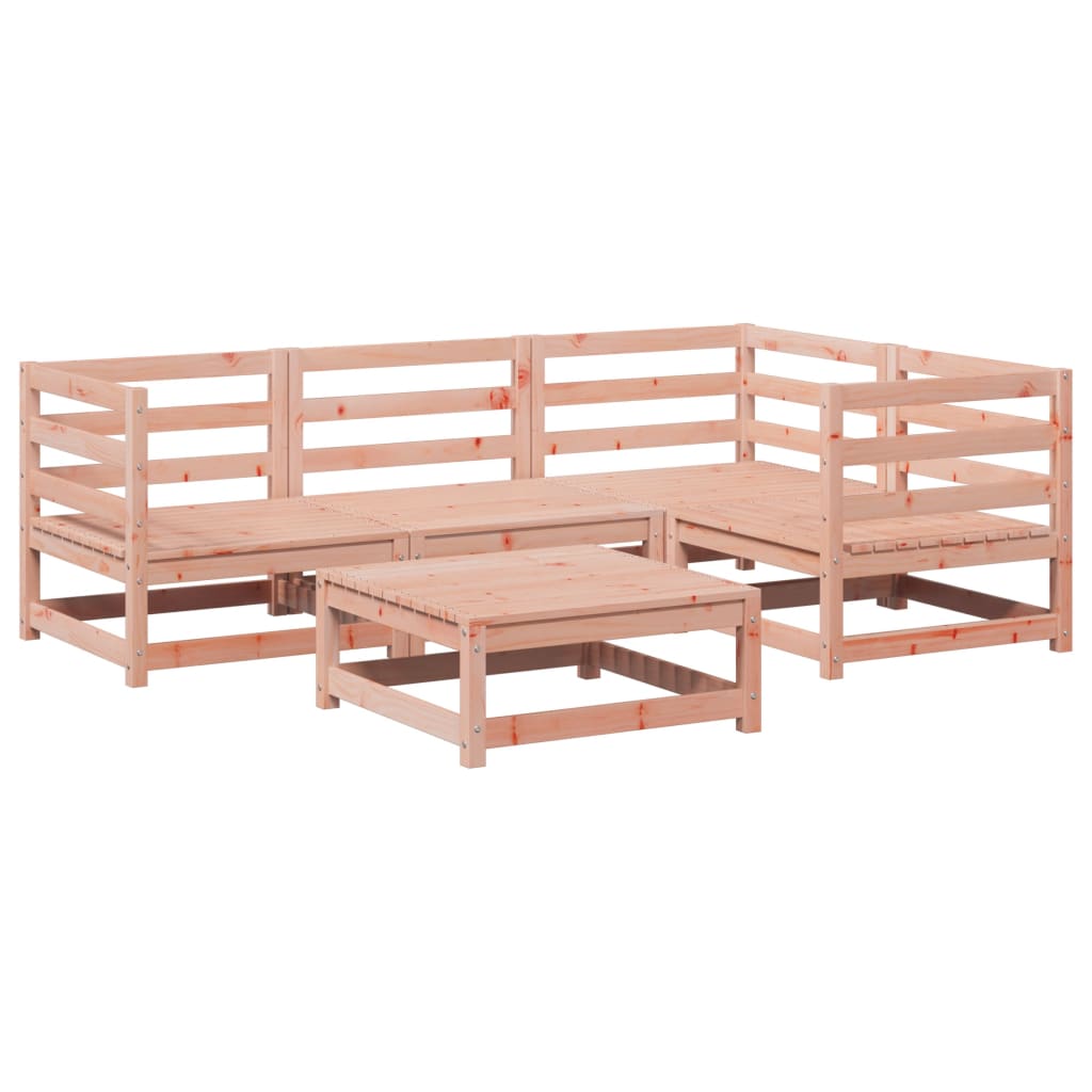 Salon de jardin 5 pcs bois massif sapin de douglas