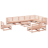 Salon de jardin 11 pcs bois massif sapin de douglas