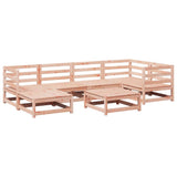 Salon de jardin 7 pcs bois massif sapin de douglas