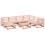 Salon de jardin 8 pcs bois massif sapin de douglas