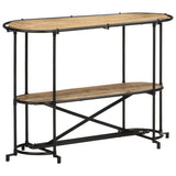 Table console 110x42x76 cm bois massif de manguier brut