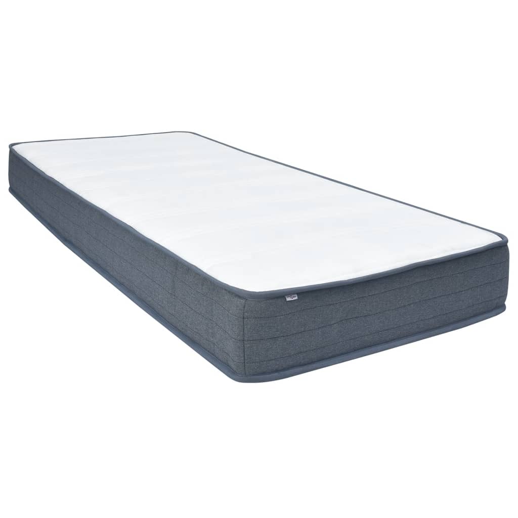 Matelas de sommier à lattes 160x80x20 cm tissu