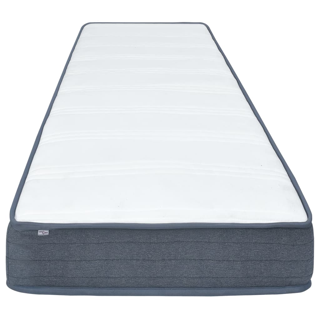 Matelas de sommier à lattes 160x80x20 cm tissu