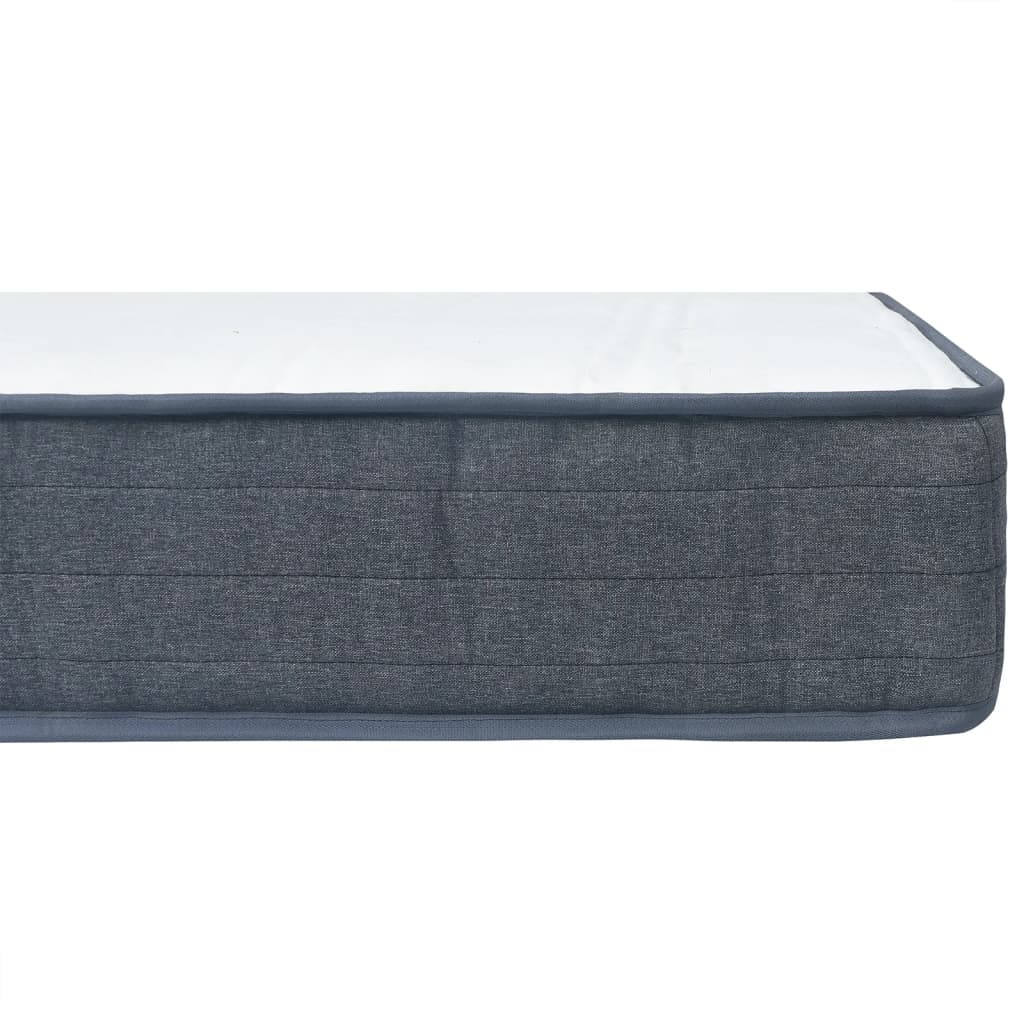 Matelas de sommier à lattes 160x80x20 cm tissu