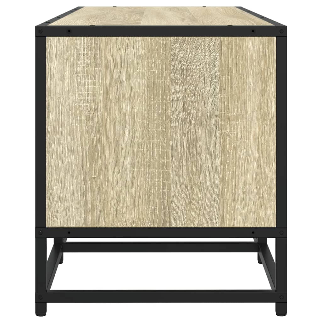 Meuble TV chêne sonoma 180x35x41 cm bois d'ingénierie