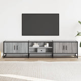 Meuble TV sonoma gris 180x35x41 cm bois d'ingénierie