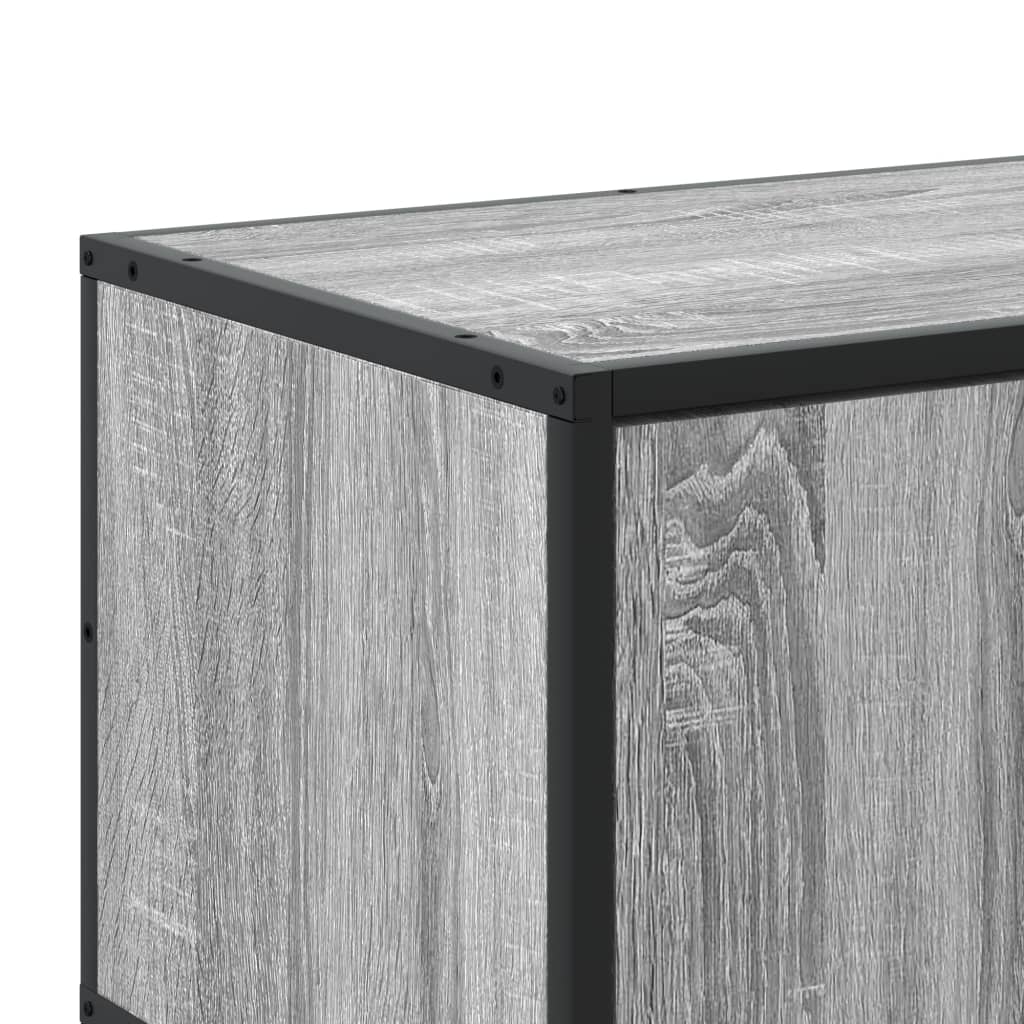 Meuble TV sonoma gris 180x35x41 cm bois d'ingénierie