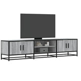 Meuble TV sonoma gris 180x35x41 cm bois d'ingénierie