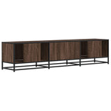 Meuble TV chêne marron 180x35x41 cm bois d'ingénierie