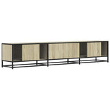 Meuble TV chêne sonoma 210x35x41 cm bois d'ingénierie