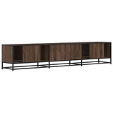 Meuble TV chêne marron 210x35x41 cm bois d'ingénierie