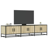 Meuble TV chêne sonoma 180x35x41 cm bois d'ingénierie