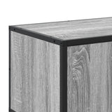 Meuble TV sonoma gris 180x35x41 cm bois d'ingénierie