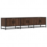 Meuble TV chêne marron 180x35x41 cm bois d'ingénierie