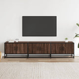 Meuble TV chêne marron 180x35x41 cm bois d'ingénierie