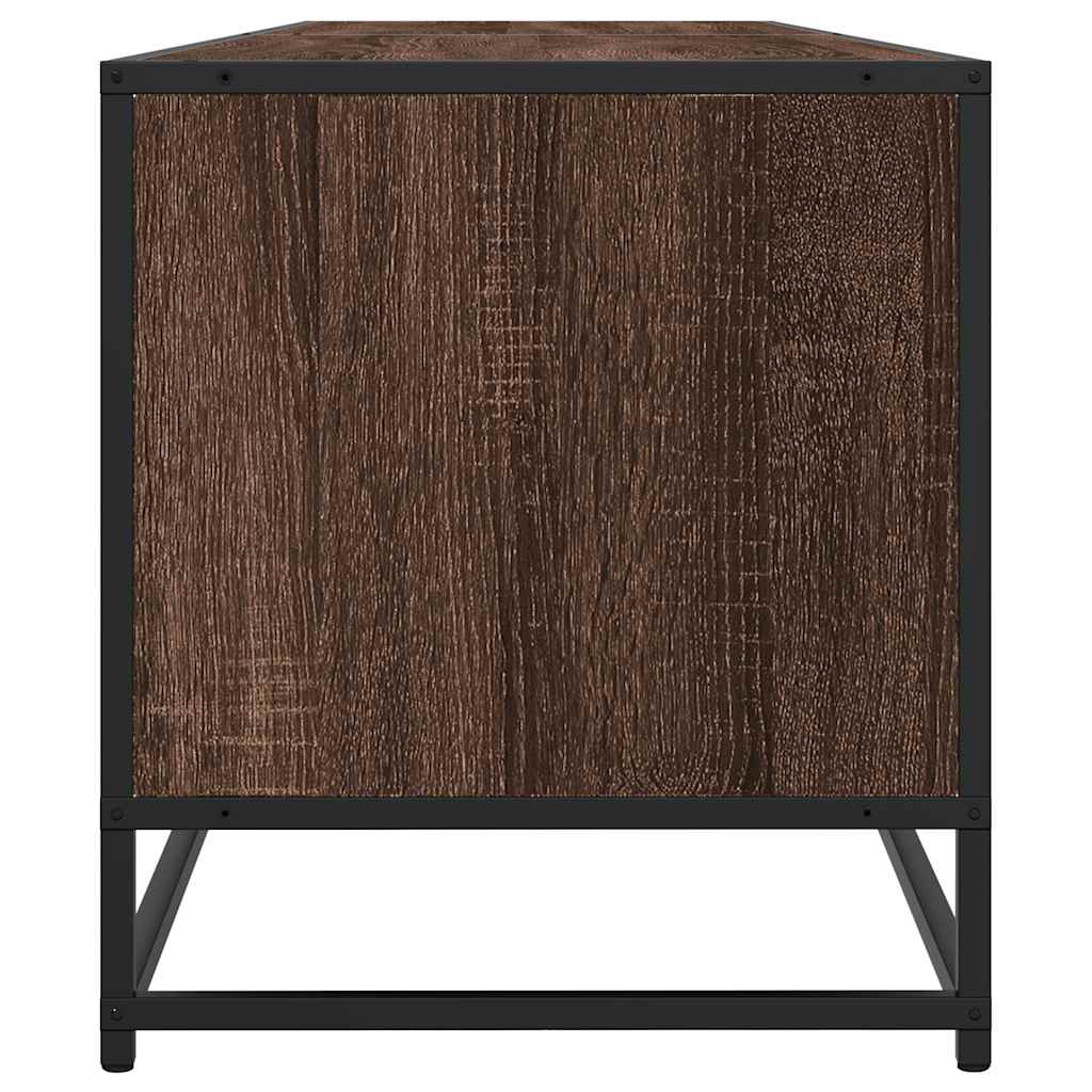 Meuble TV chêne marron 180,5x40x46 cm bois d'ingénierie