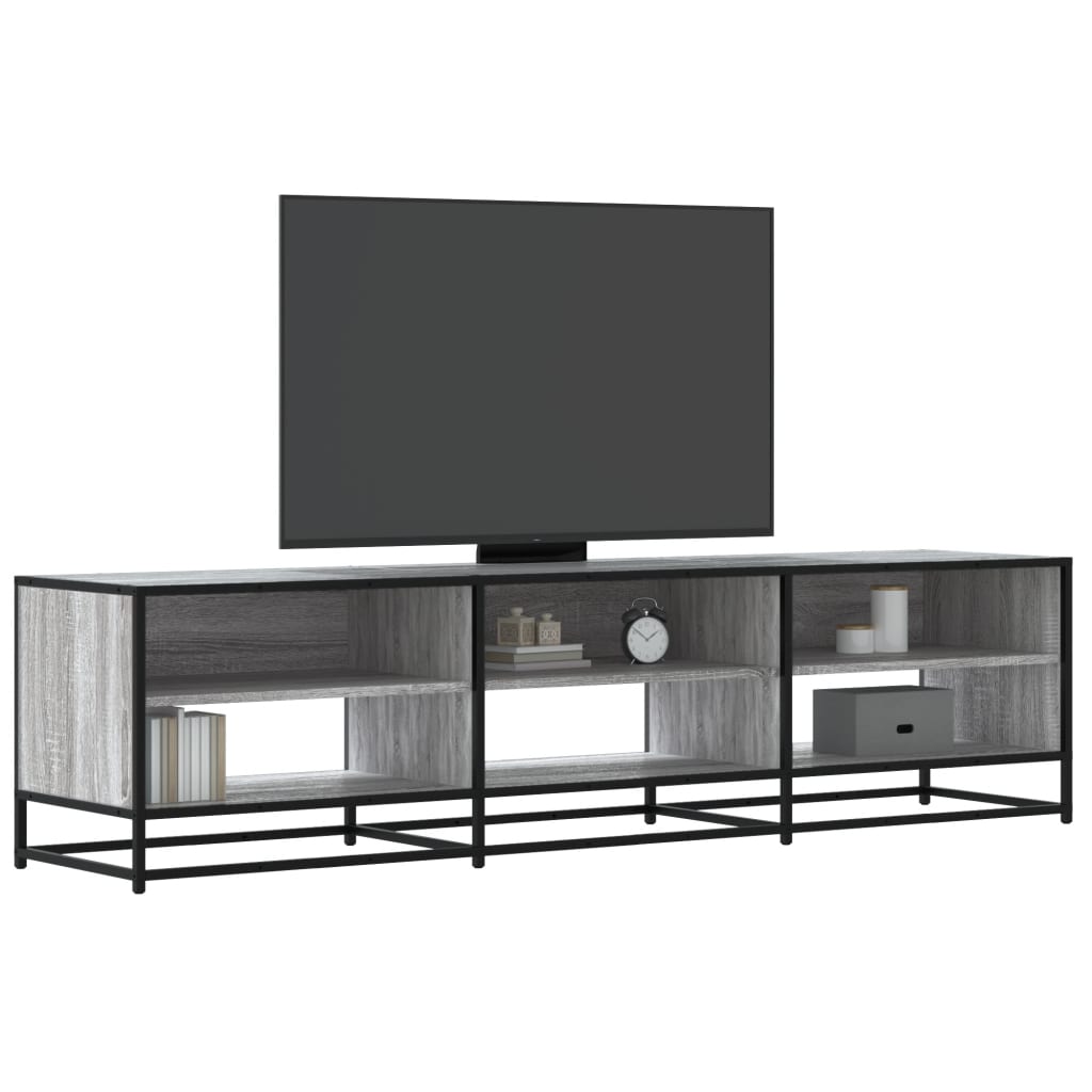 Meuble TV sonoma gris 180x40x46 cm bois d'ingénierie